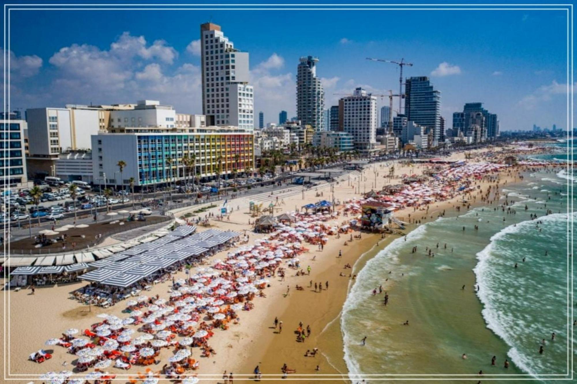 88 Beach Garden Hotel And Spa Tel Aviv Exteriör bild
